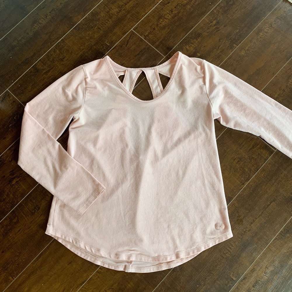 Under Armor Long Sleeve Top with Back Cut Outs